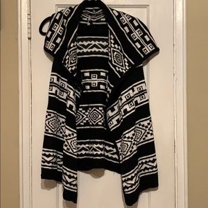 Black and White Vest